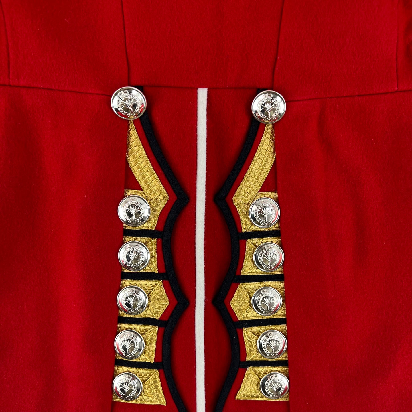 British Army CQMS & Sergeants Bandsman's Tunic Jacket w/ Wings - Welsh Guards - Small