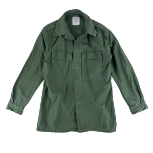 Dutch Army 90s Green Field Shirt Jacket - Medium