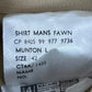 British Army Mens Fawn Cotton Shirt Long Sleeve - Large C42