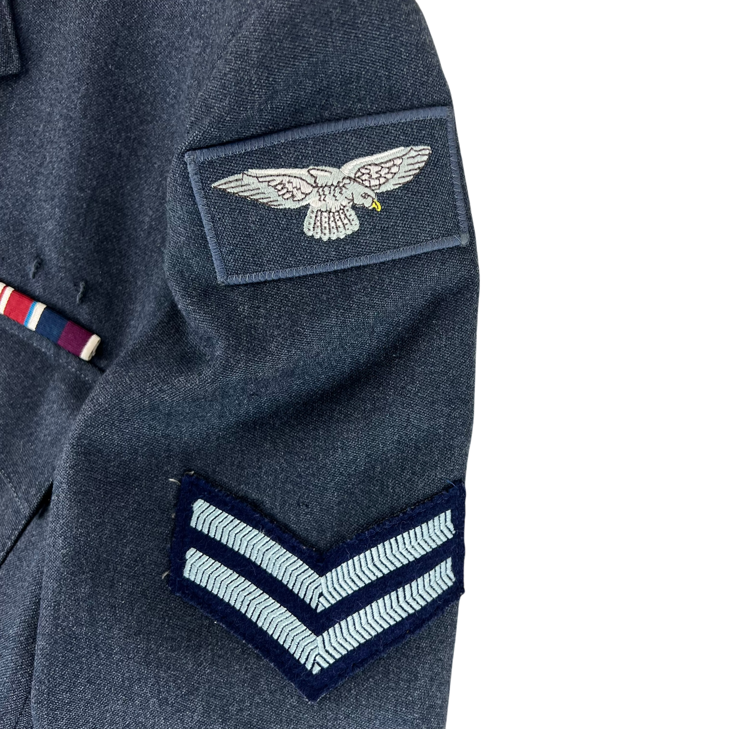 British Royal Air Force No. 1 Dress Jacket w/ Belt - Large 112L