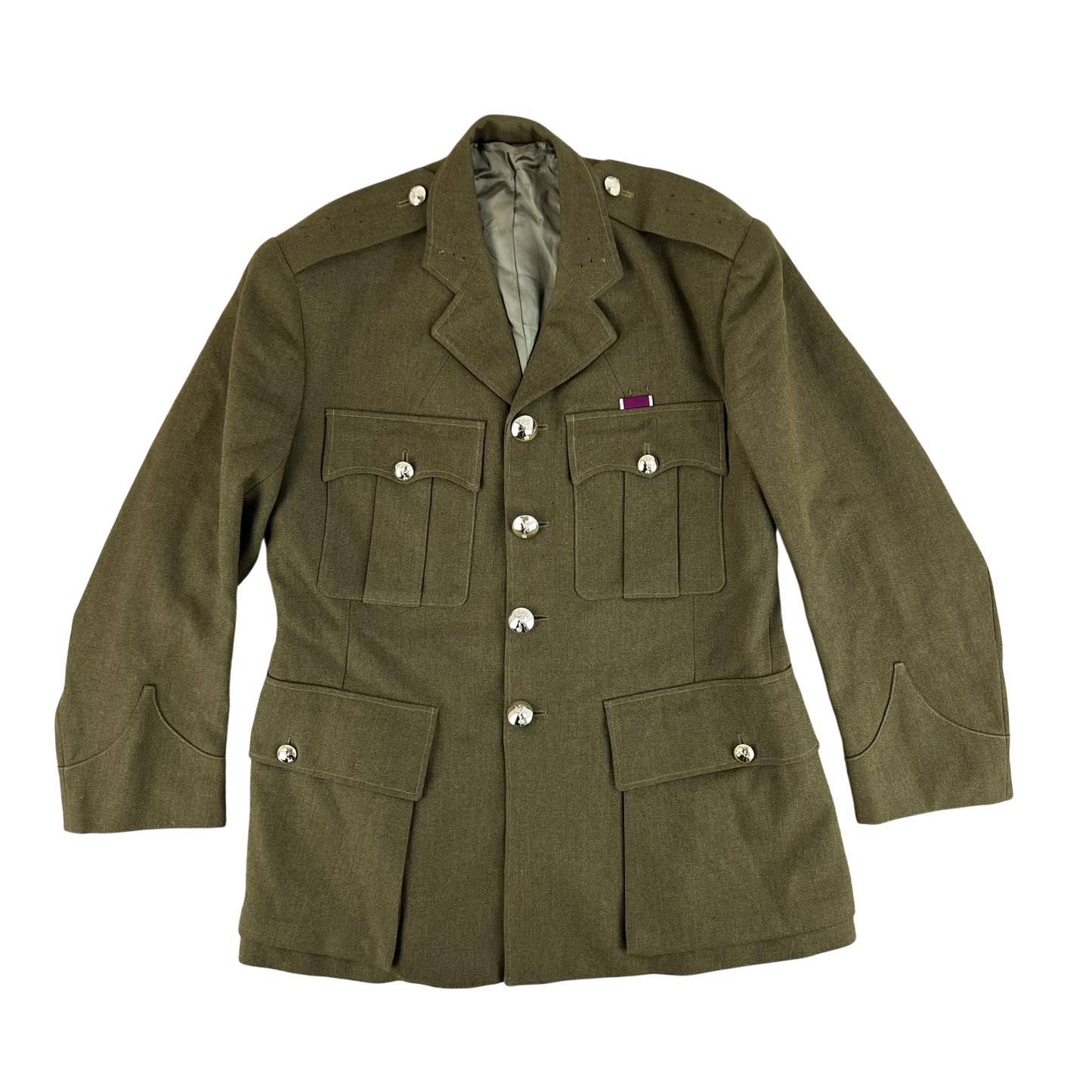 British Army 1980 Pattern No. 2 Olive Green Dress Jacket - Royal Signals - Medium