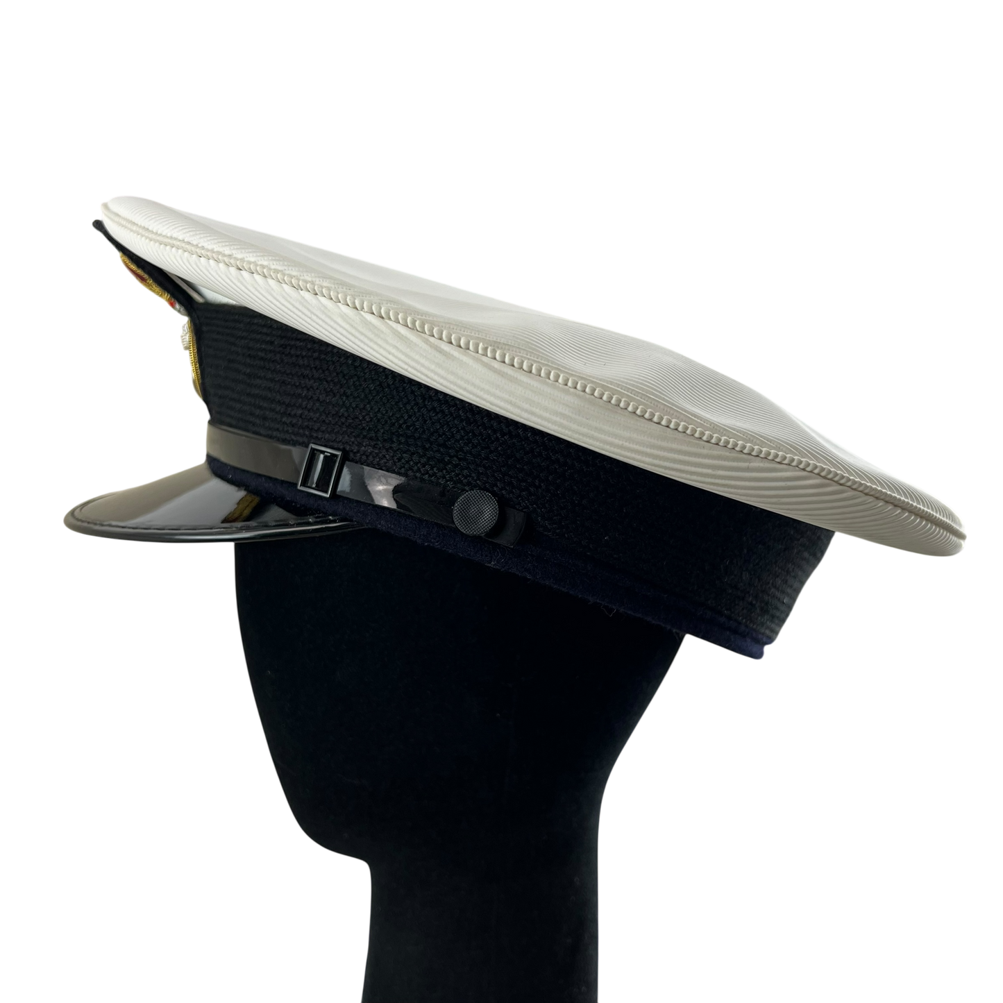 British Royal Navy Officer's Peaked Dress Cap - Large 59cm