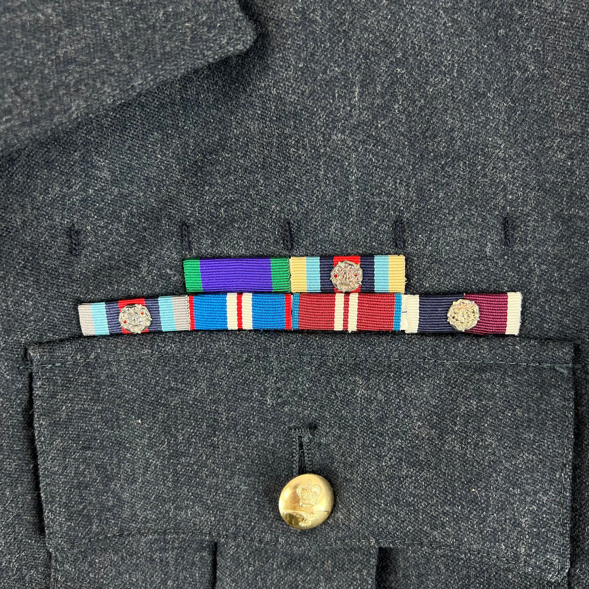 British Royal Air Force No. 1 Dress Jacket w/ Belt - Medium 100R