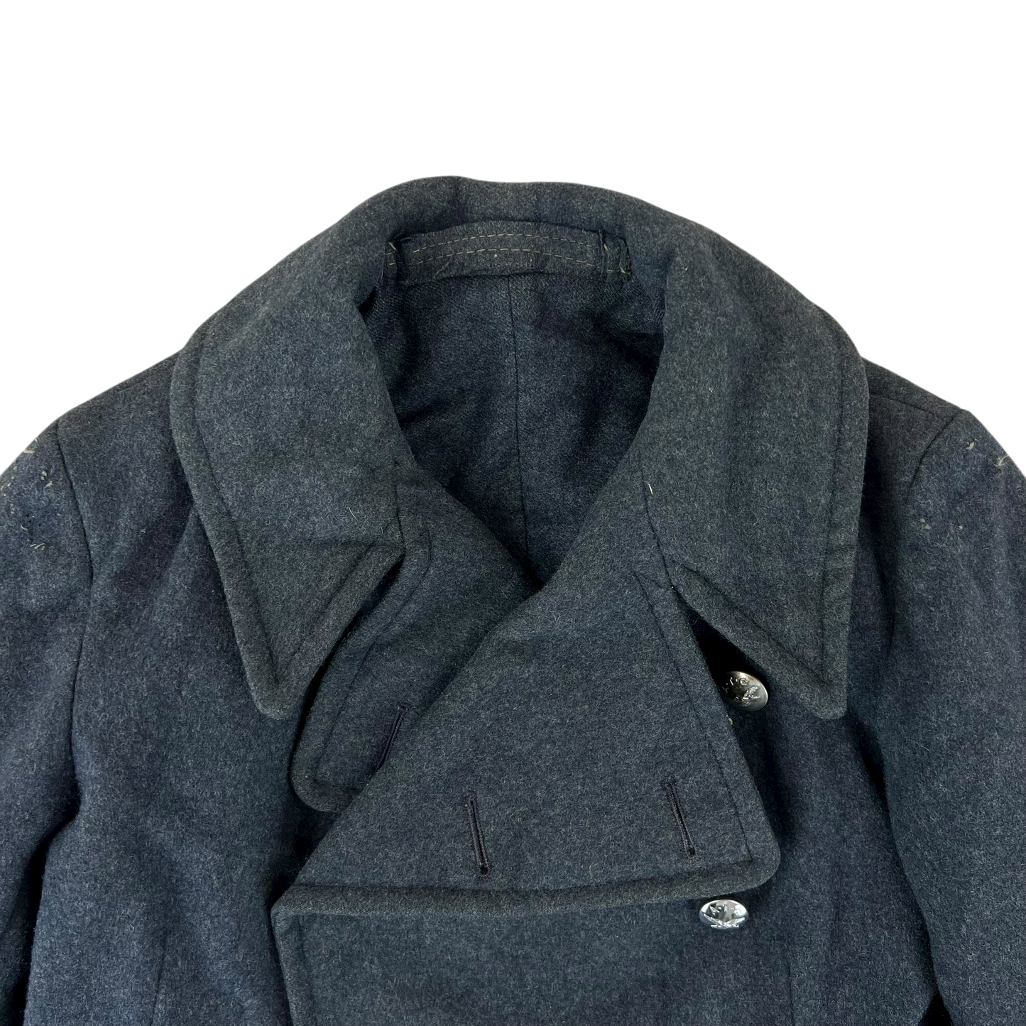 British RAF 50's New Pattern Wool Greatcoat - ATC - Small