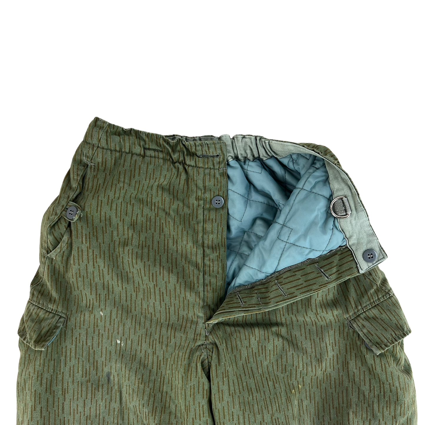 East German Army Strichmuster Camouflage Thermal Trousers - W34 L27