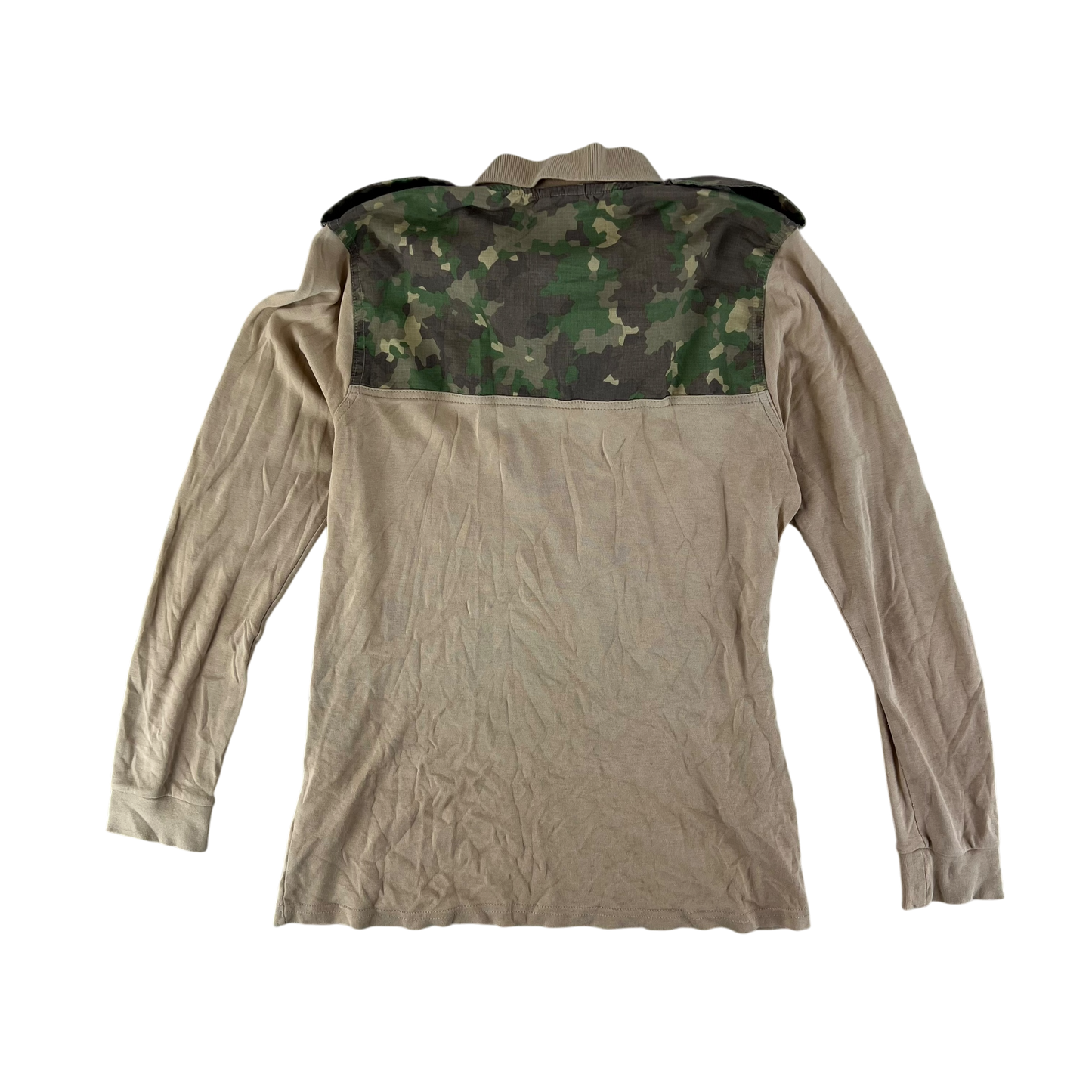 Romanian Army M2017 Woodland Camouflage Polo Top - Small