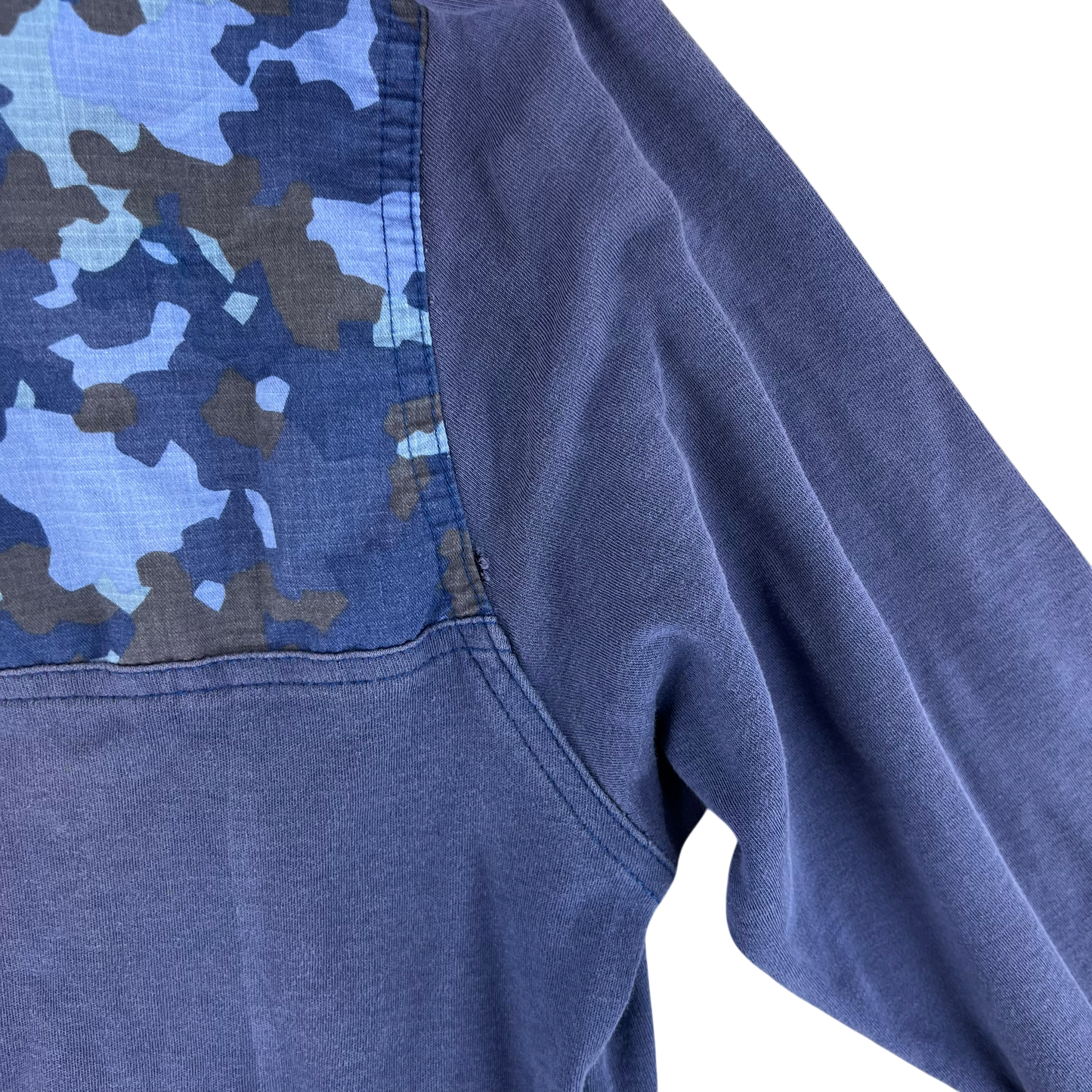Romanian Navy M2017 Blue Camouflage Polo Top - Medium
