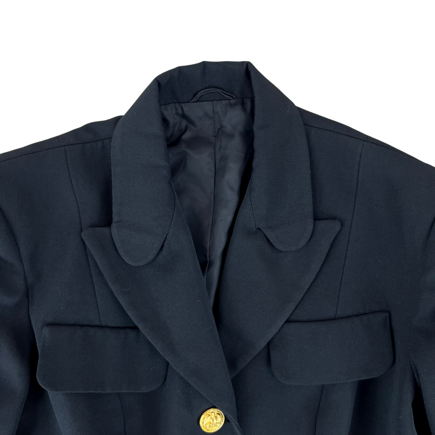 US Navy Women's Black Dress Jacket - Small