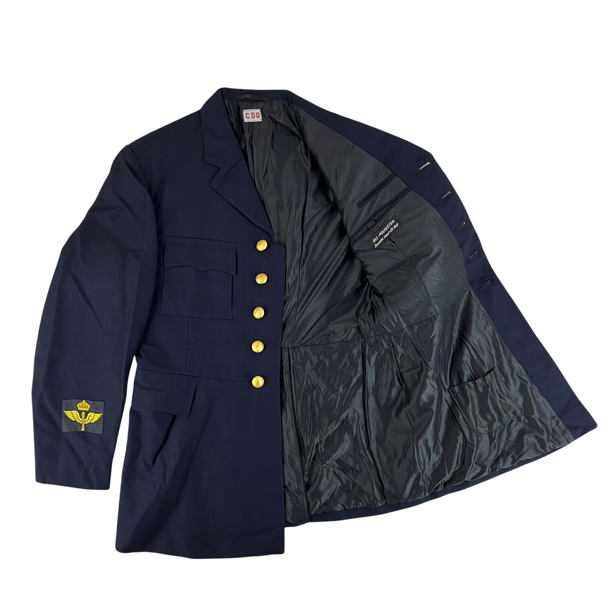Swedish Air Force M60 Dress Jacket - Medium