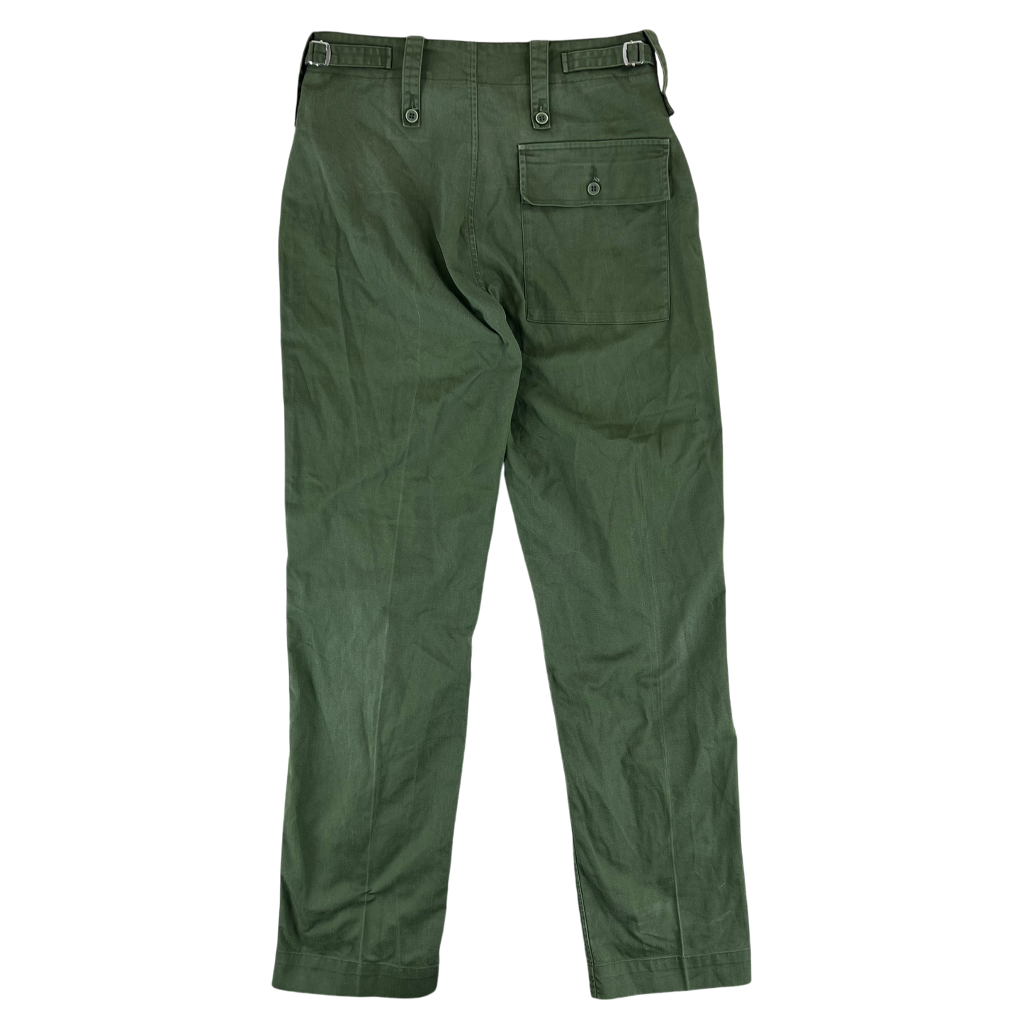 British Army Olive Green Fatigue Work Trousers - W31 L31