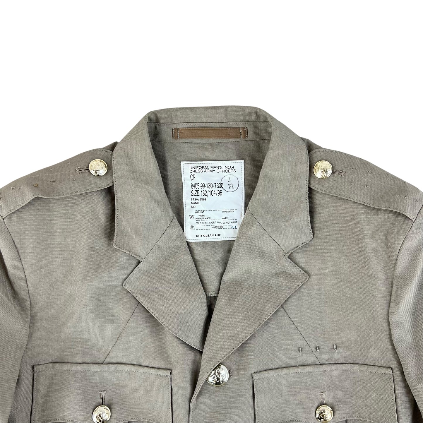 British Army No. 6 Tropical Dress Jacket w/ Belt - Grenadier Guards - Large 182/104