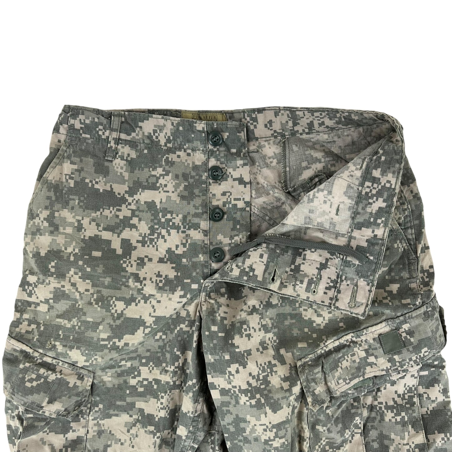 US Army UCP Pixel Camo ACU BDU Ripstop Combat Trousers - W33 L30