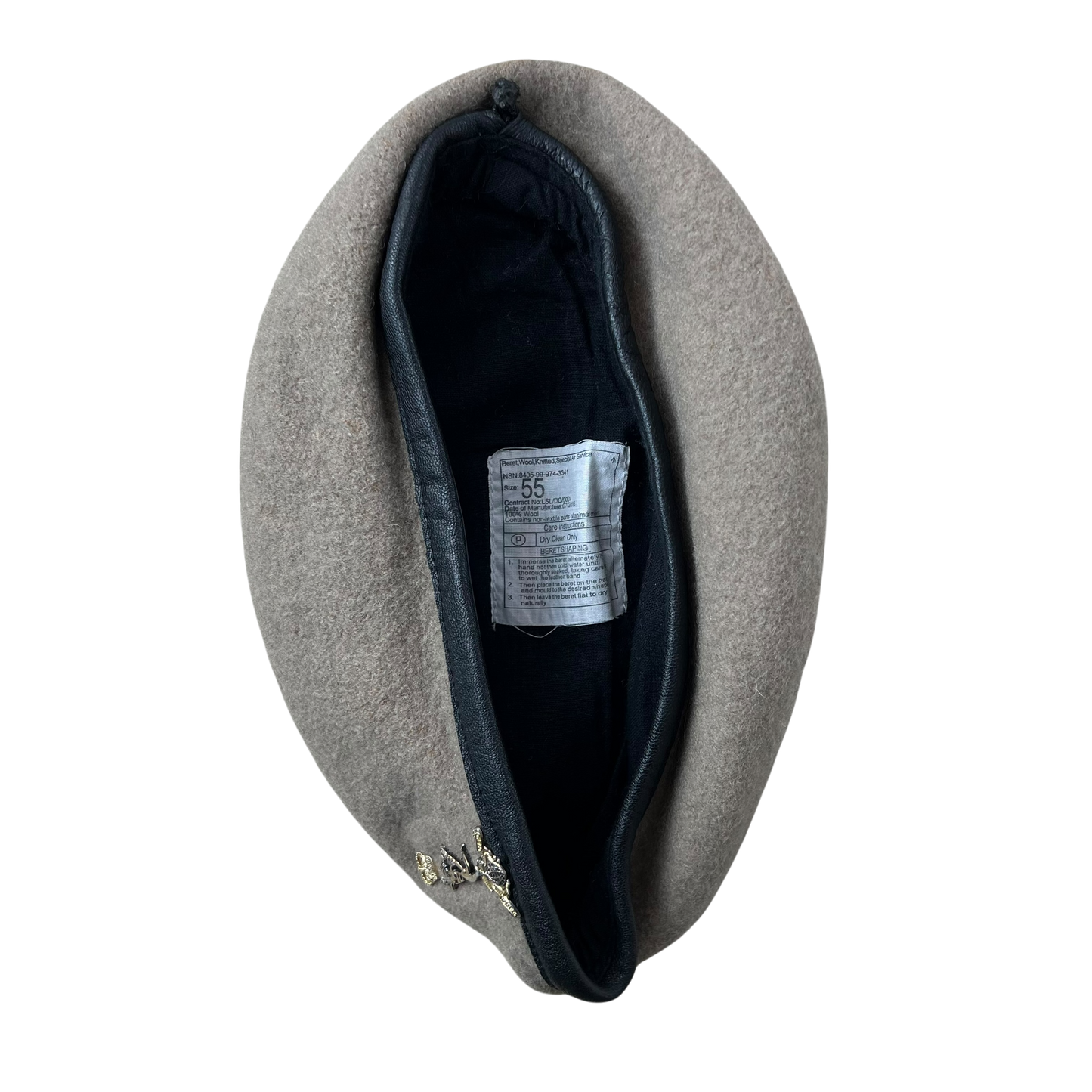 British Army Beret w/ Badge - SAS / Royal Signals - Small 55cm
