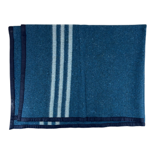 Romanian Army / Air Force Blue Wool Blanket