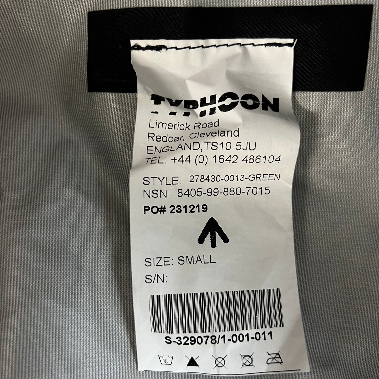 British Army Typhoon Immersion Drysuit Top - Small