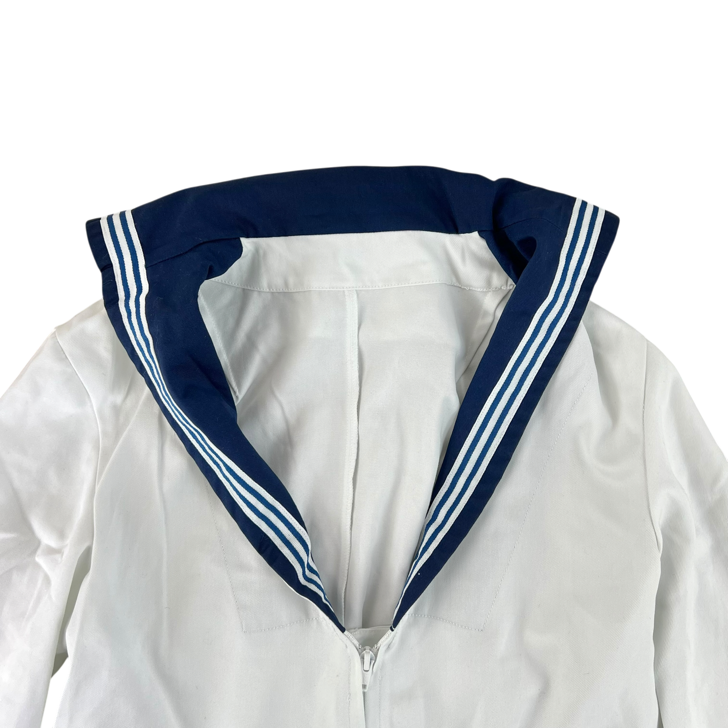 British Royal Navy Women's Class II White Jumper Sailor's Top - Medium 170/96