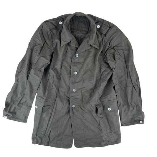 Swedish Army M40 "Grötrock" Brown Work Jacket - Large