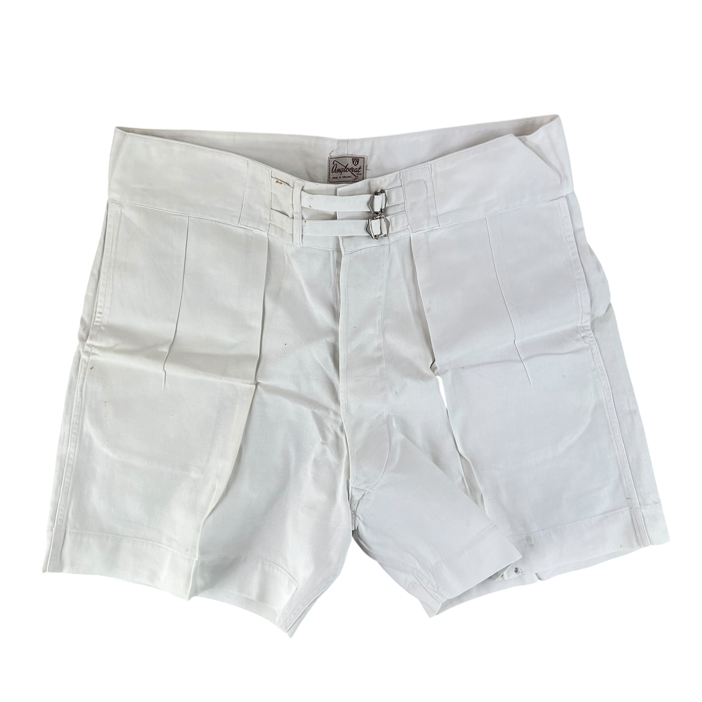British Merchant Navy 50s Tropical White Shorts - W42