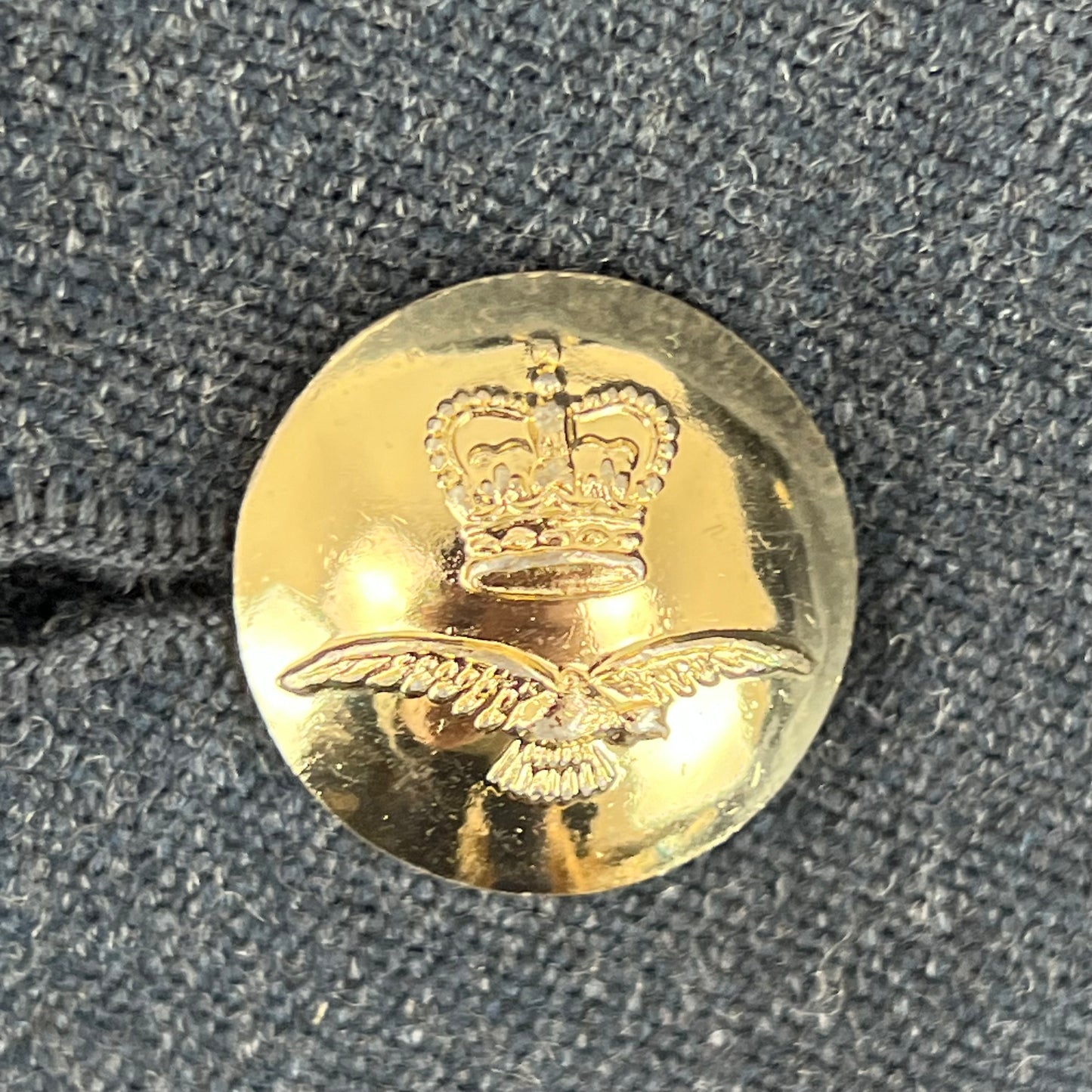 British Royal Air Force No. 1 "Home" Dress Officers & WO's Jacket w Belt - Large