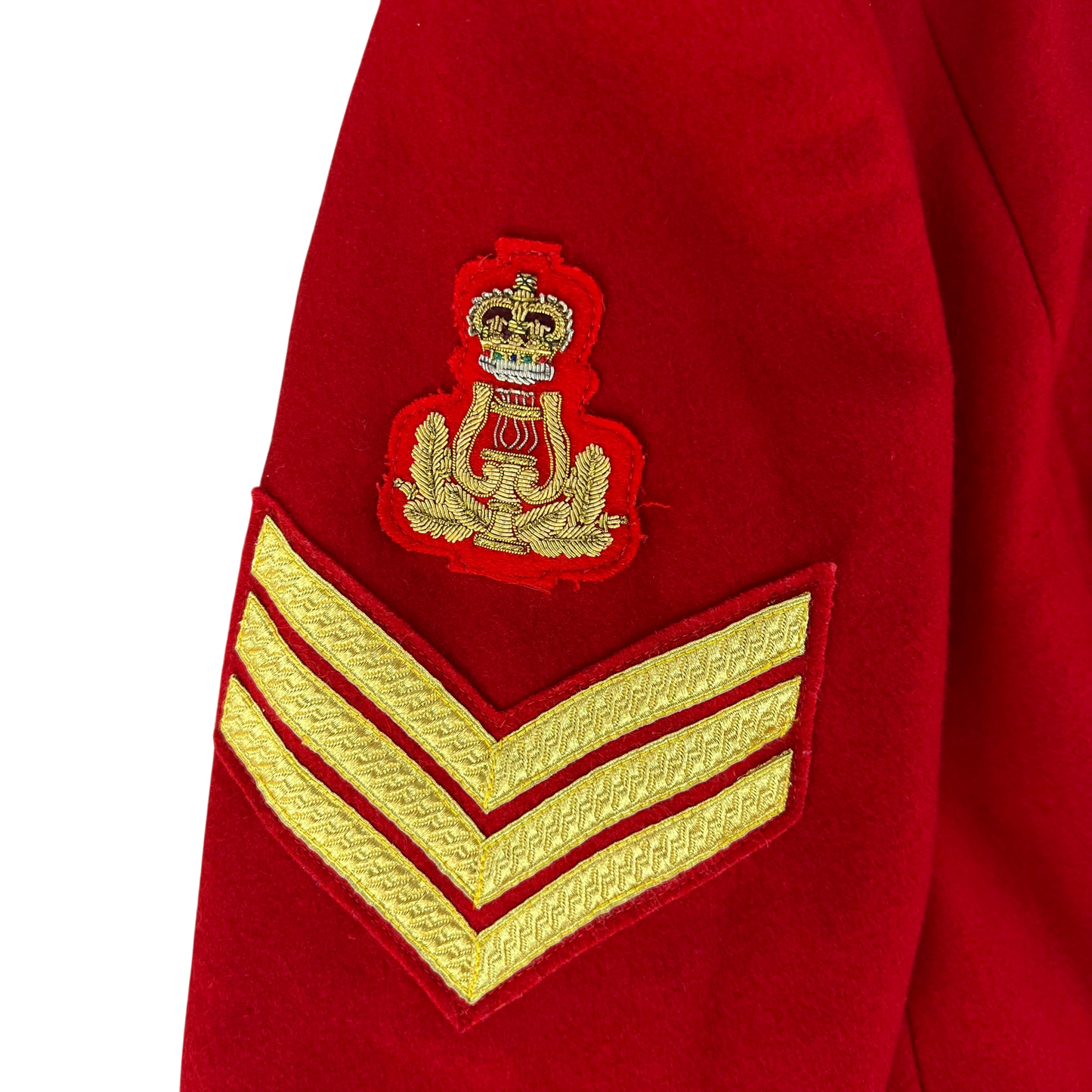 British Army Red Tunic Jacket - Queen's Division Minden Band - Small