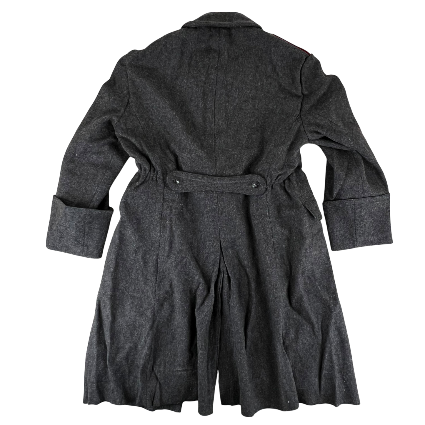 Bulgarian People's Army 50s Grey Wool Greatcoat - Large