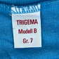 West German Army 70s Blue Training T Shirt - Small