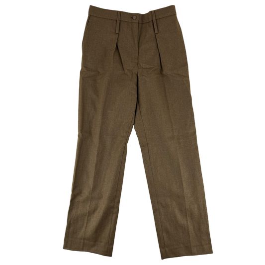 British Army No. 2 FAD Barracks Brown Women's Slacks Trousers - W32 L32