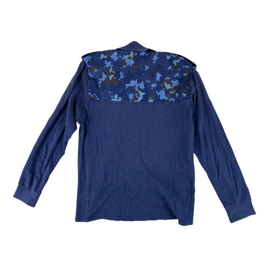 Romanian Navy M2017 Blue Camouflage Polo Top - Medium