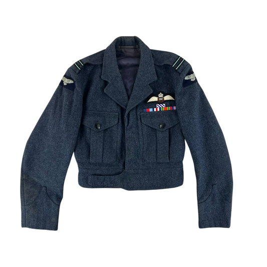 British RAF 60s Ike Battledress Jacket - Medium SIZE 7