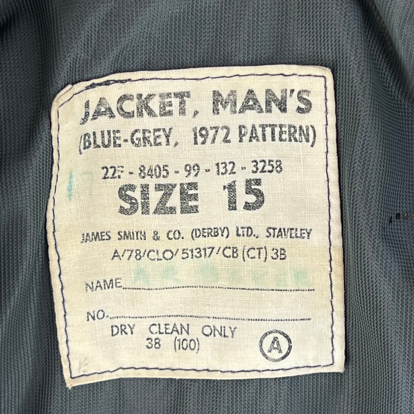 British Air Force RAF 72 Pattern GP Jacket - Large