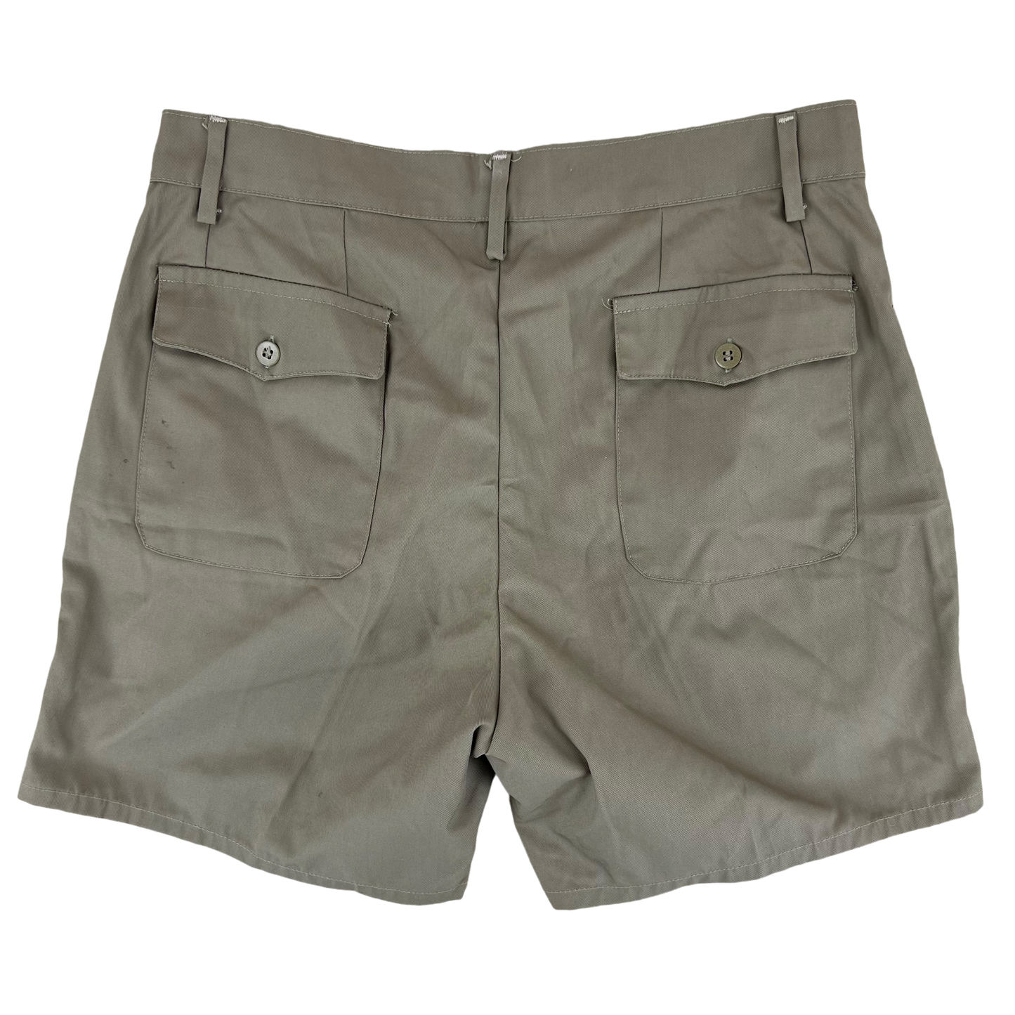 Italian Army Vintage Stone Chino Shorts - W32 L16