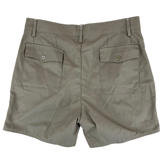 Italian Army Vintage Stone Chino Shorts - W32 L16