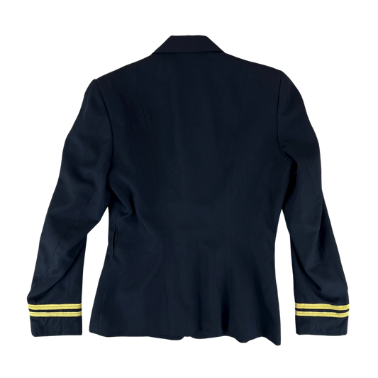 US Navy Women's Black Dress Jacket - Small
