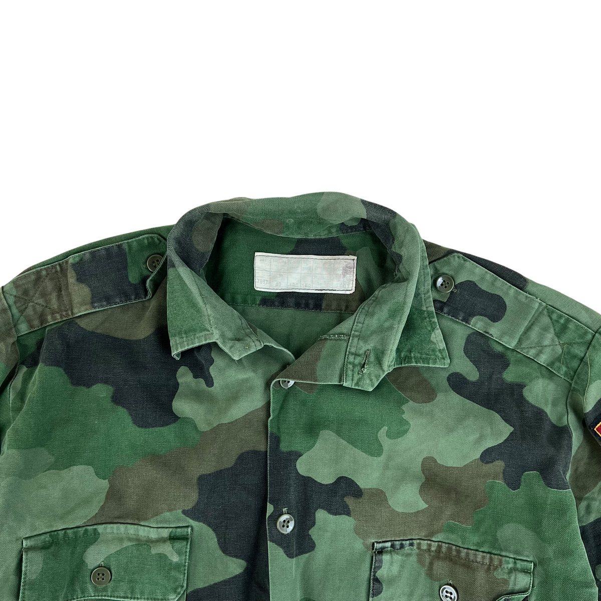 Serbian Army M93 Oak Leaf Camouflage Shirt - Large