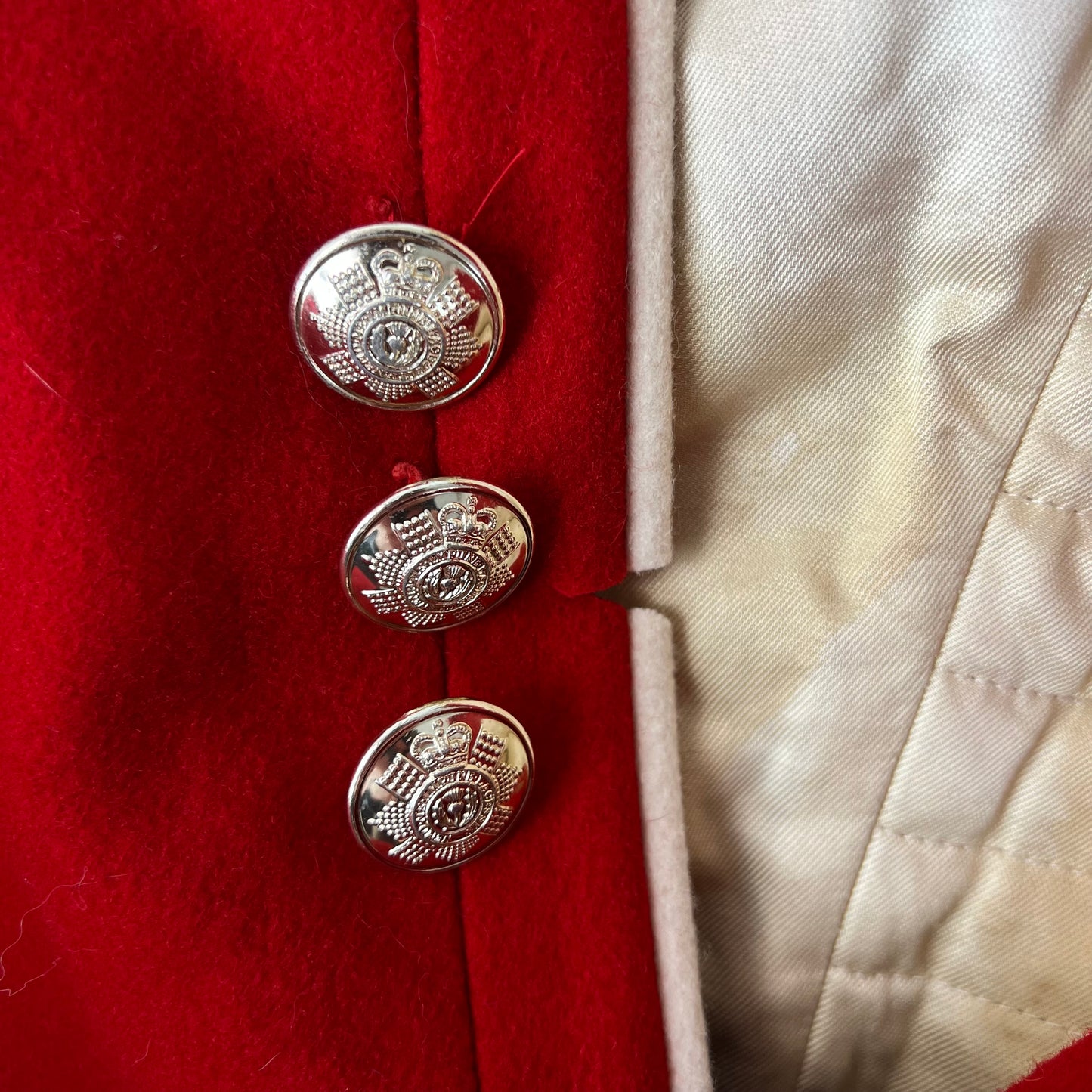 British Army Footguard's Jacket R & F Musician's - Scots Guards - Medium