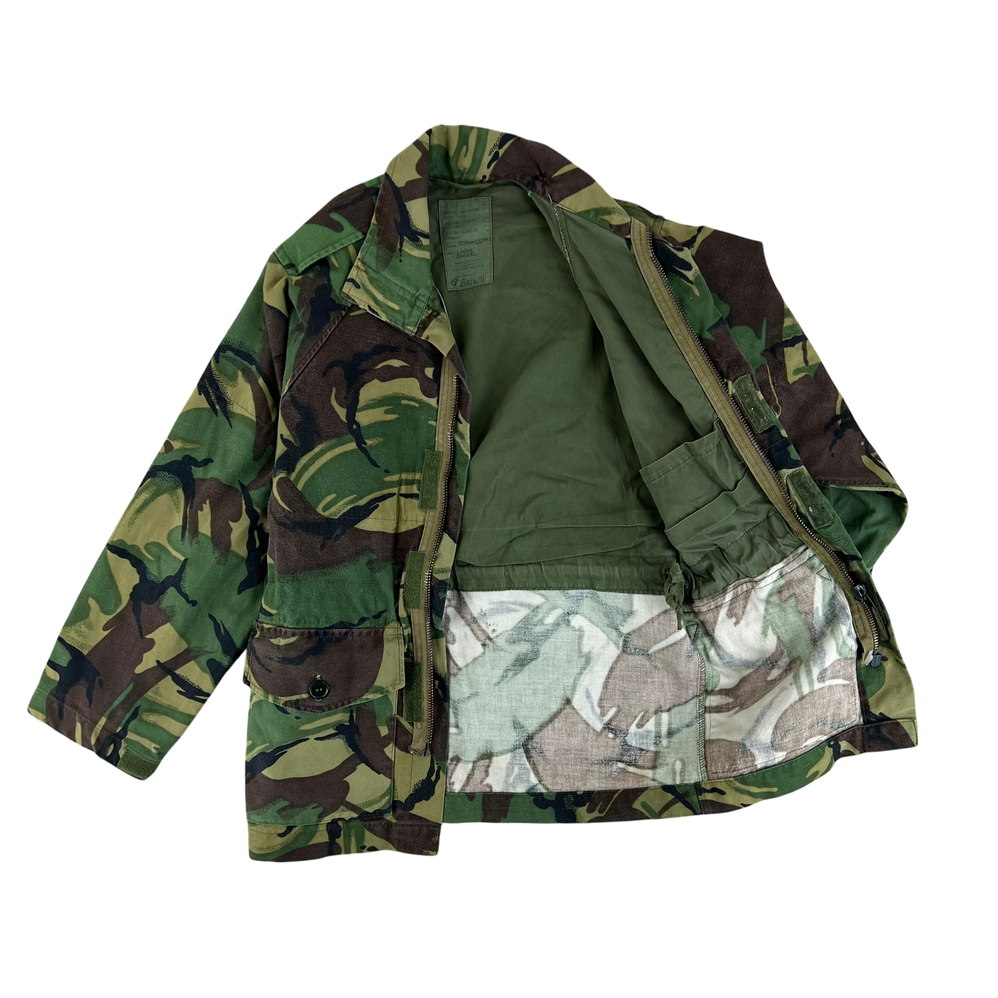British Army 80s Cadet Forces DPM Camouflage Windproof Smock - X Small 150/76