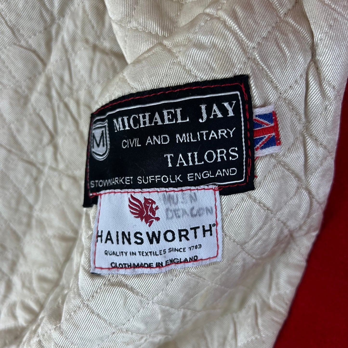 British Army Red Tunic Jacket - Queen's Division Minden Band - Medium