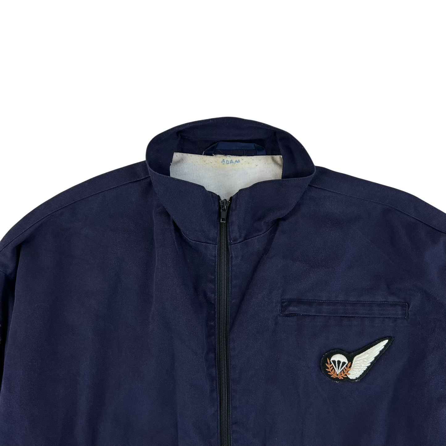 British Army / Tri-Services Navy Blue PTI Tracksuit Top Jacket - Medium