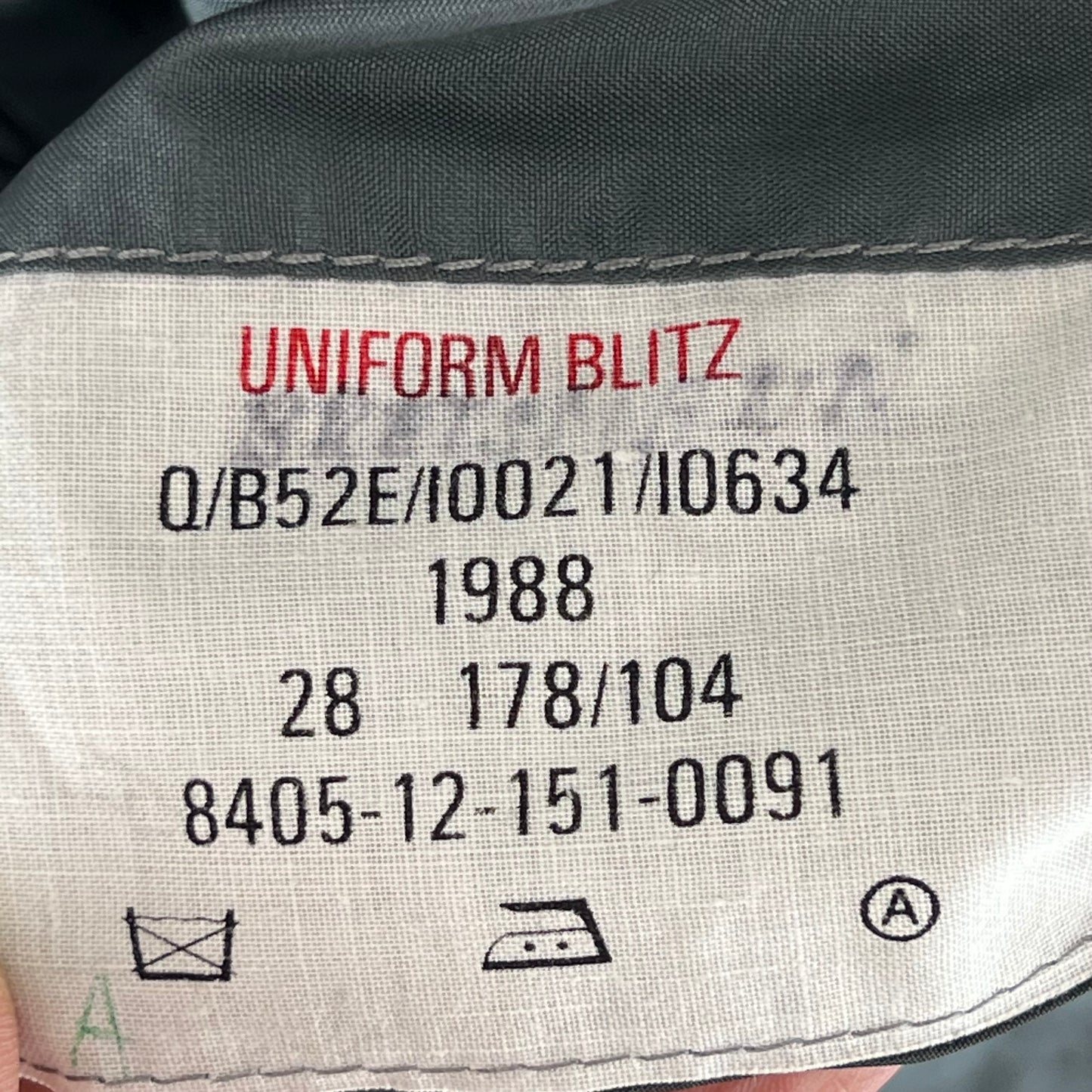German Army Grey Dress Jacket - Large 178/104