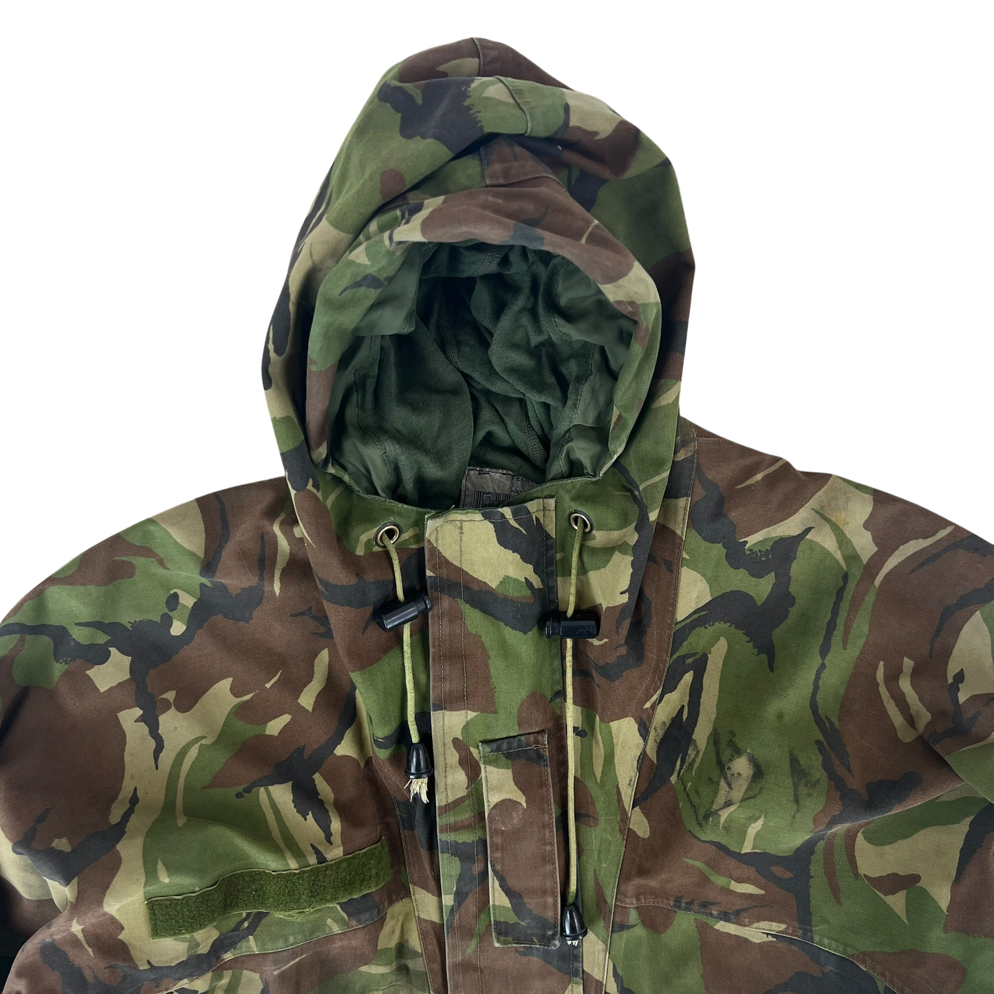 Dutch Army M93 DPM Woodland Camouflage MVP Parka - Large