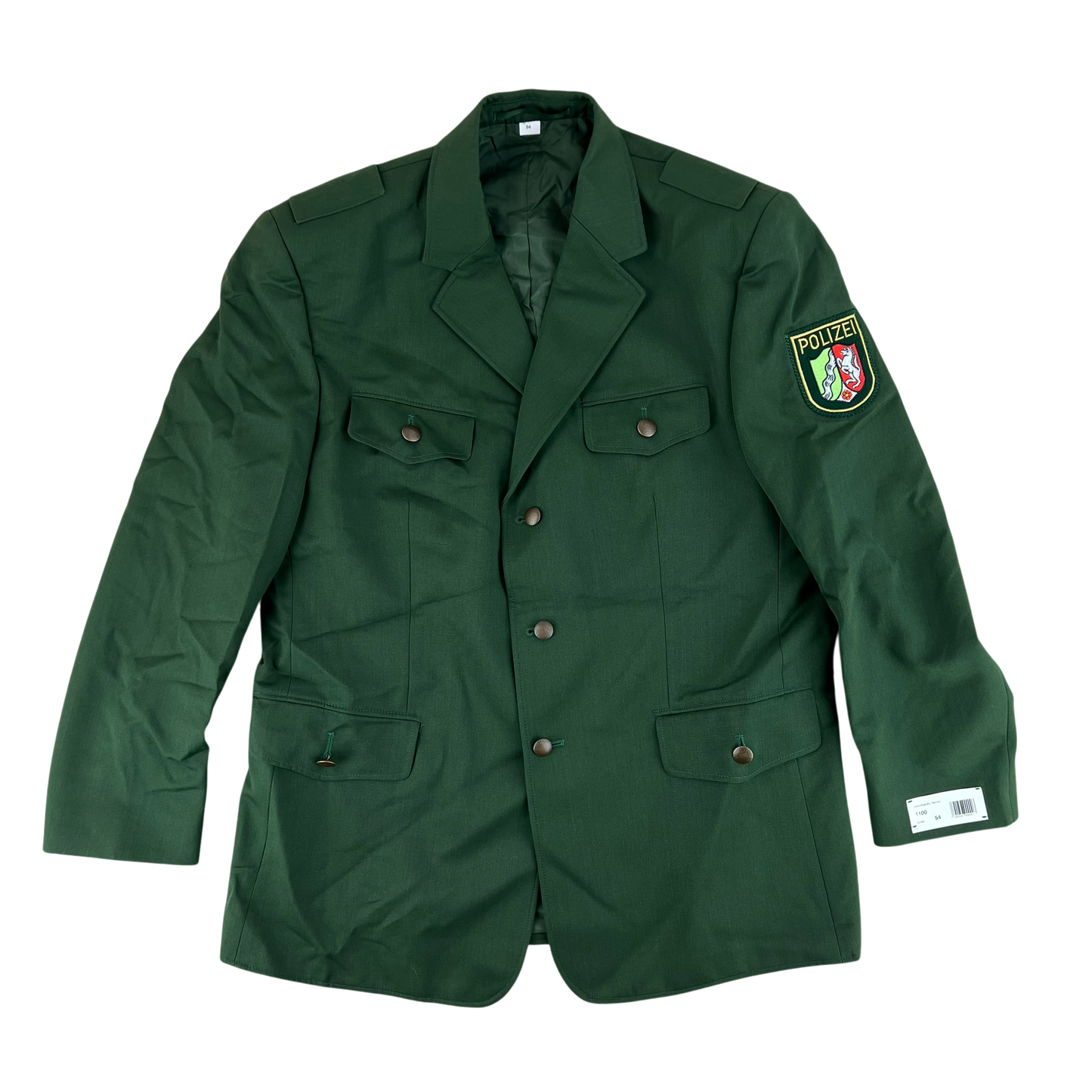 German Police Green Dress Jacket - Large