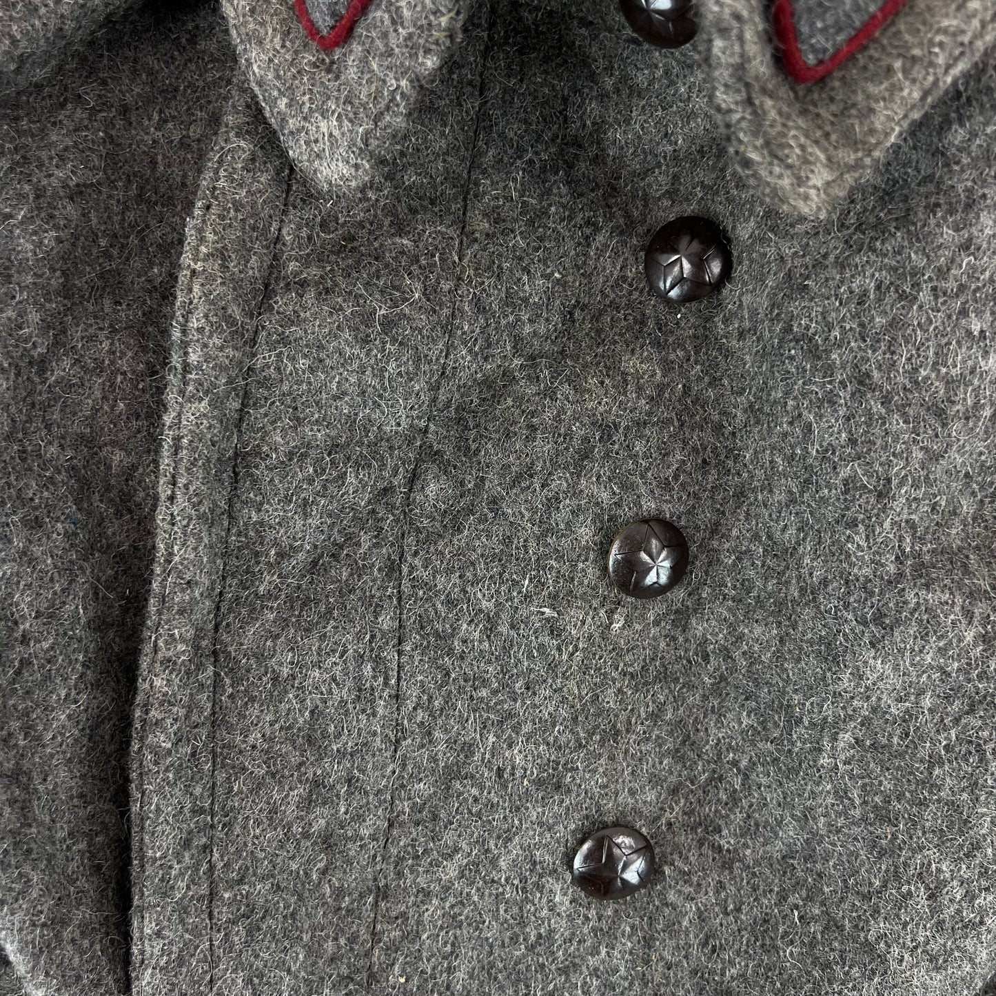 Bulgarian People's Army 50s Grey Wool Greatcoat - Small