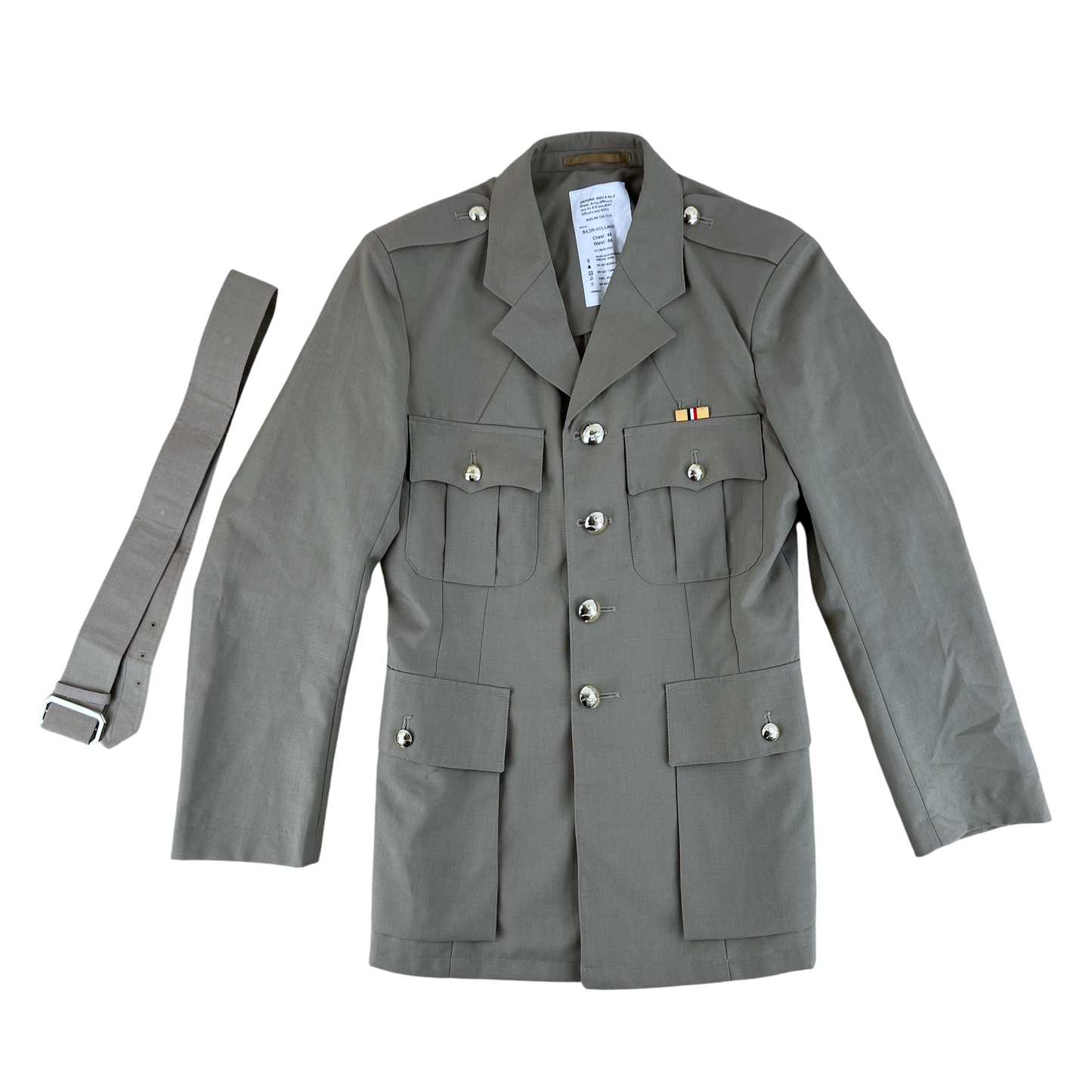 British RAF No. 6 Tropical Dress Jacket w/ Belt - Medium