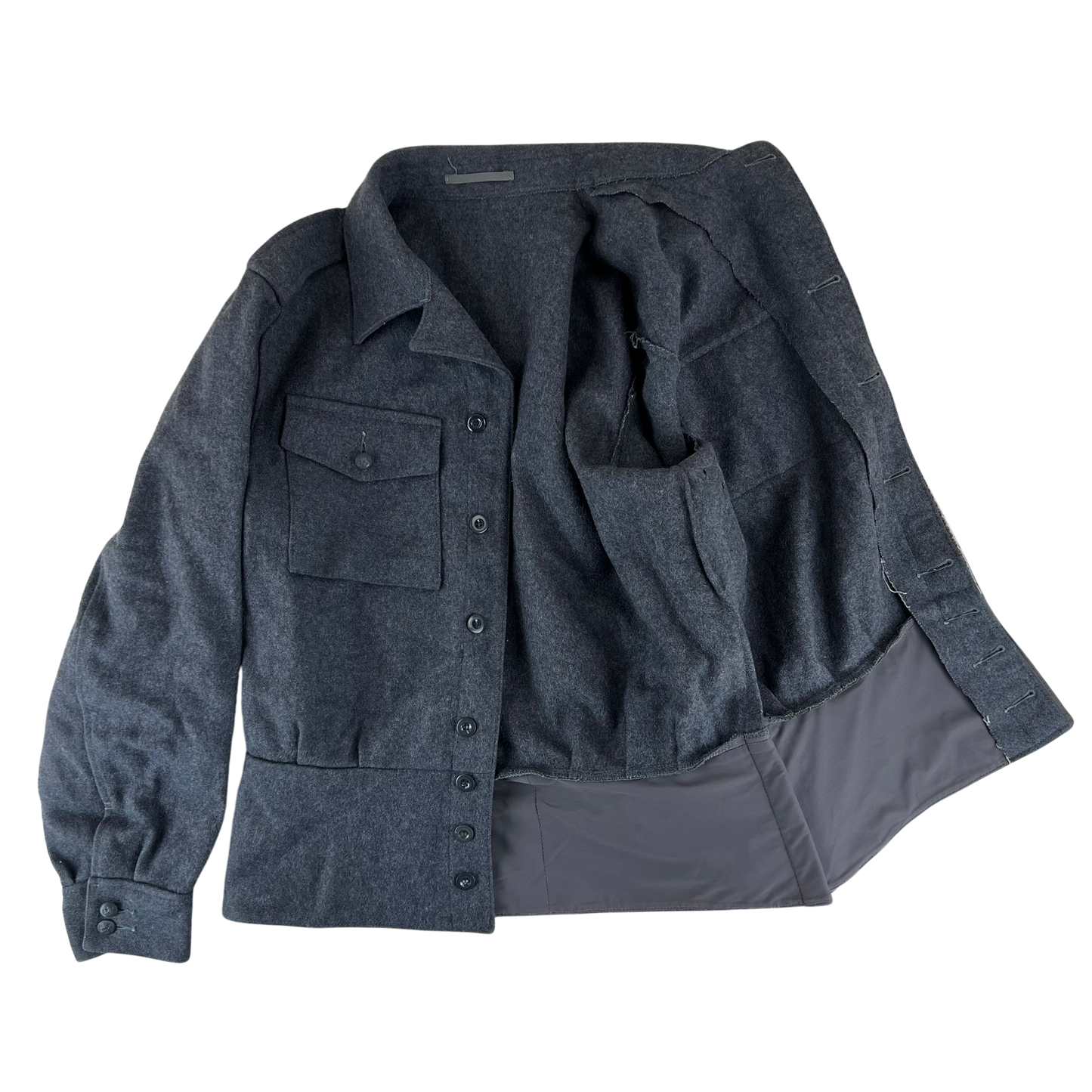 Finnish Army M65 Wool Ike Jacket - Large
