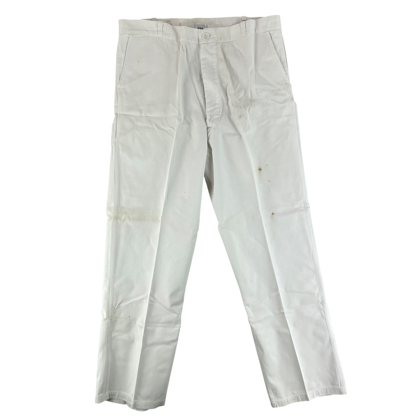British Merchant Navy 50s Tropical White Trousers - W40 L32.5