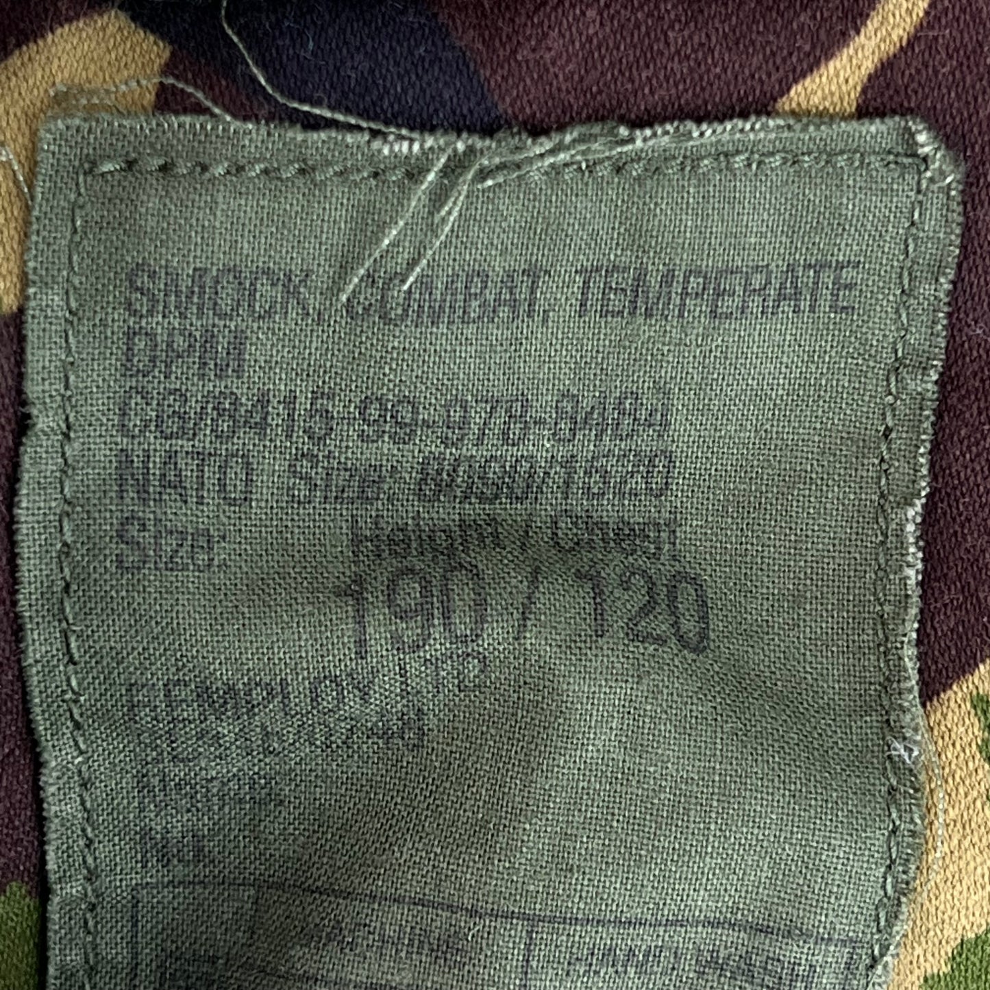 British Army 84 Pattern Woodland DPM Camo Combat Smock - X Large 190/120