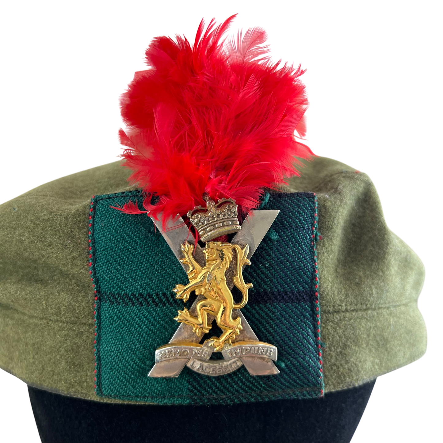 British Army Royal Regiment of Scotland Tam o Shanter w/ Plume - Medium