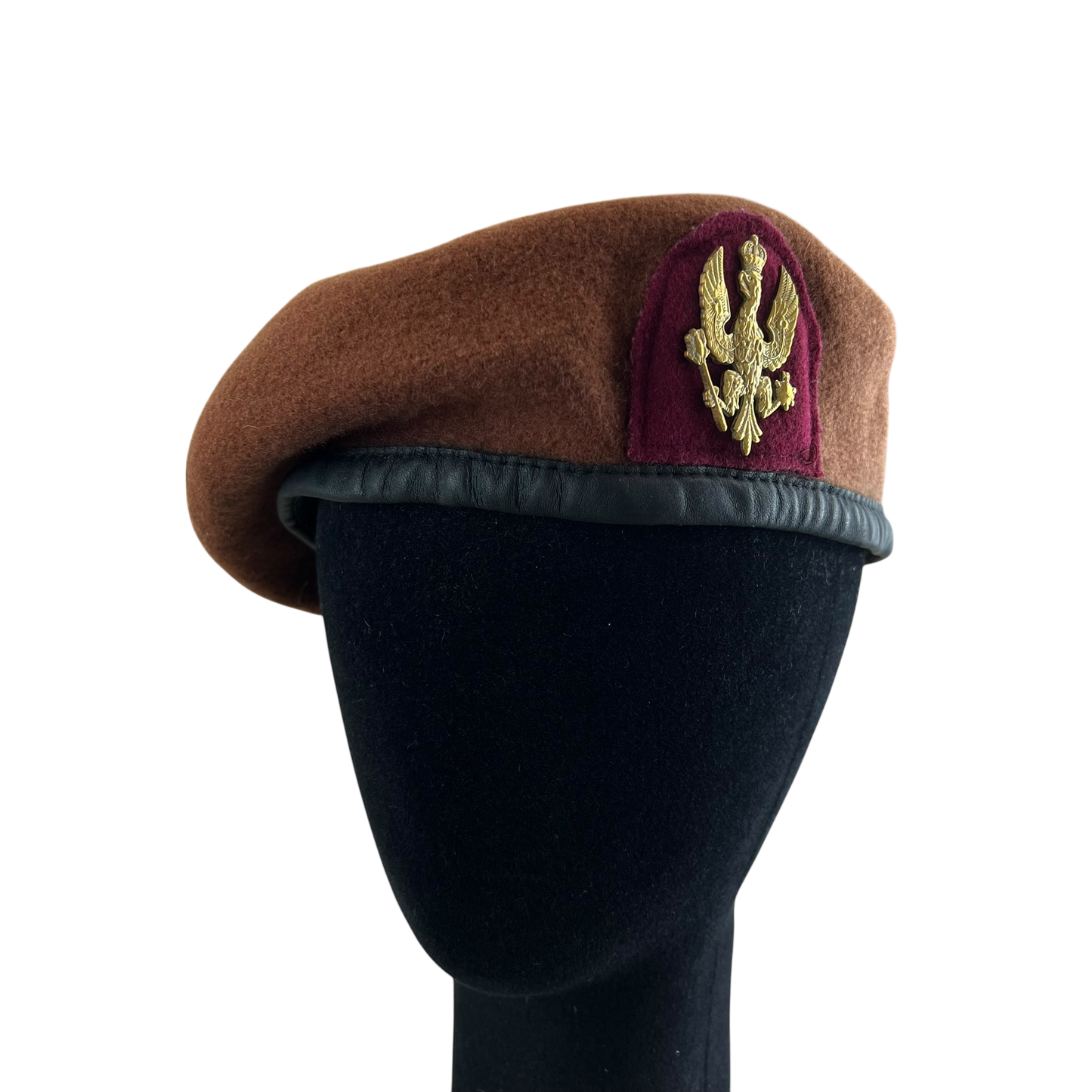 British Army Beret w/ Badge - King's Royal Hussars - Small / Medium