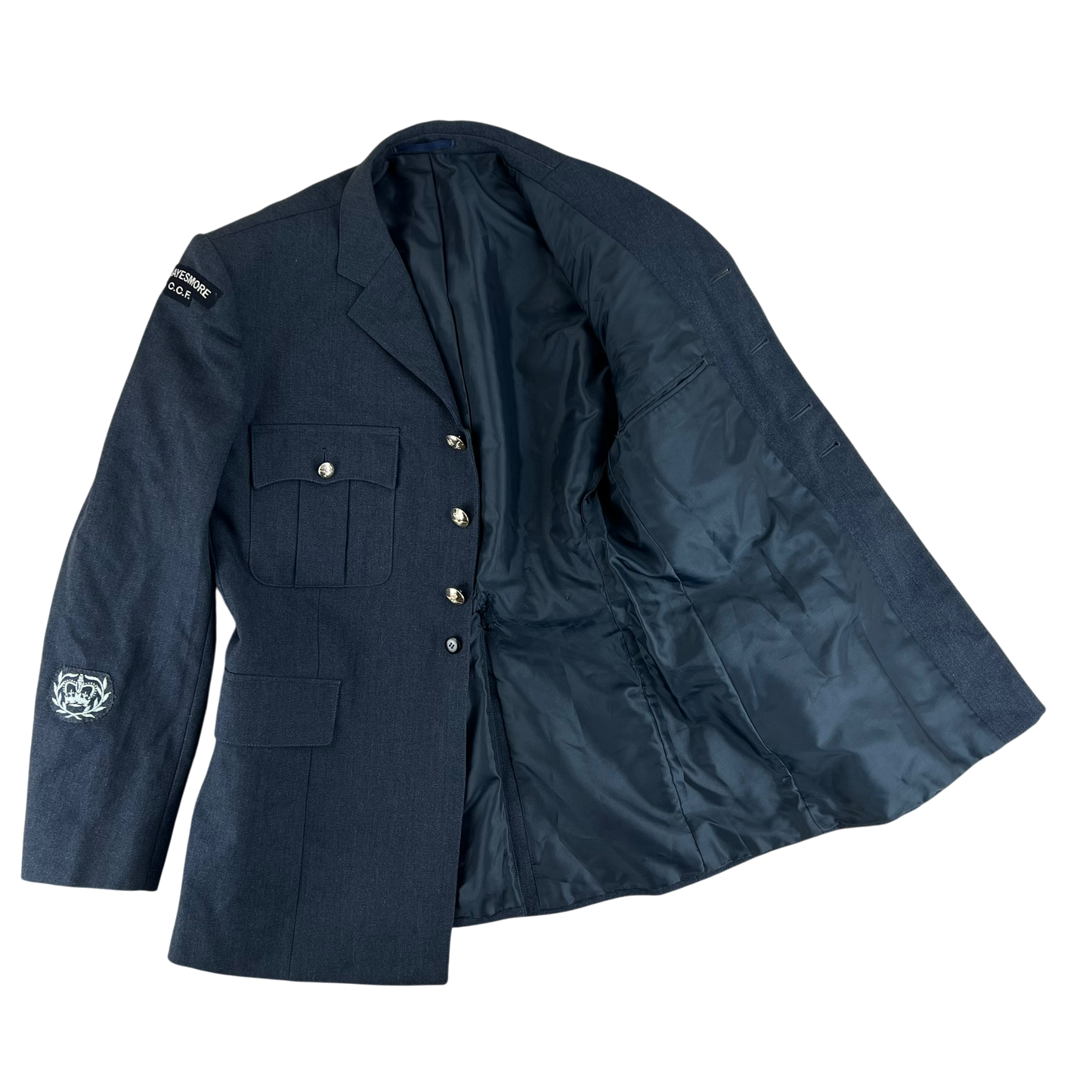British Royal Air Force No. 1 Dress Jacket w/ Belt - Large 108L