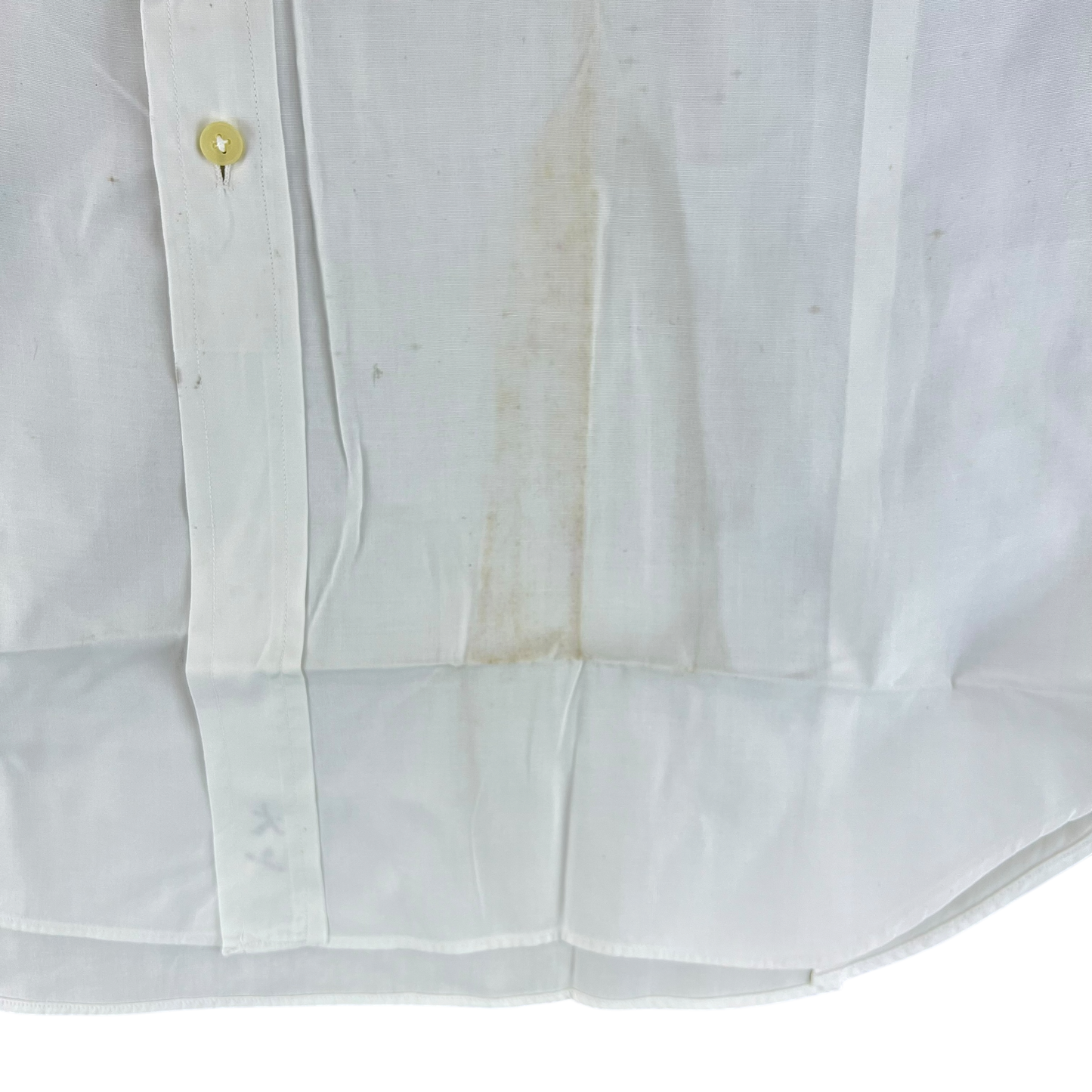 British Merchant Navy 50s Officer's Tropical Short Sleeve Shirt - Large